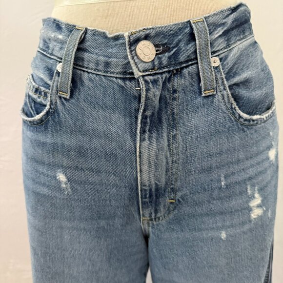 AMO Frida Wide Leg Jeans Back to Life Wash 27 EUC - Picture 8 of 15